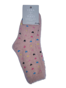 SPARKLY HEARTS VERA TUCCI FLUFFY WINTER SOCKS RMD2305-07-2 NEW FOR AW23!