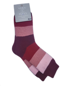 VERA TUCCI STRIPE PATTERN WOMEN'S THERMAL WINTER SOCKS RMD2305-88-05 NEW FOR AW23!