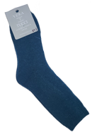 VERA TUCCI PLAIN TEAL WOMEN'S THERMAL WINTER SOCKS RMD2305-87-02 NEW FOR AW23!