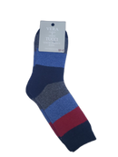 VERA TUCCI STRIPE PATTERN WOMEN'S THERMAL WINTER SOCKS RMD2305-88-03 NEW FOR AW23!