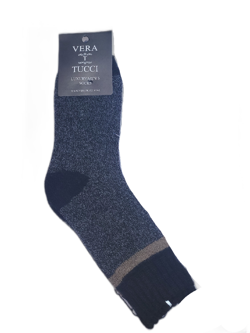 VERA TUCCI MEN'S PATTERNED THERMAL WINTER SOCKS RMD2305-10-2 NEW FOR AW23!