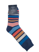 VERA TUCCI STRIPE PATTERN MEN'S THERMAL WINTER SOCKS RMD2305-89-01 NEW FOR AW23!