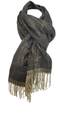 RMD2305-20 VERA TUCCI CAT PRINT SCARF NEW FOR AW23!