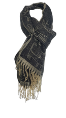 RMD2305-20 VERA TUCCI CAT PRINT SCARF NEW FOR AW23!