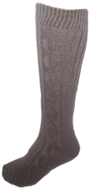 VERA TUCCI LUXURY LONG SUPER SOFT WOOL BLEND SOCKS RMD2403-172-04 TAUPE