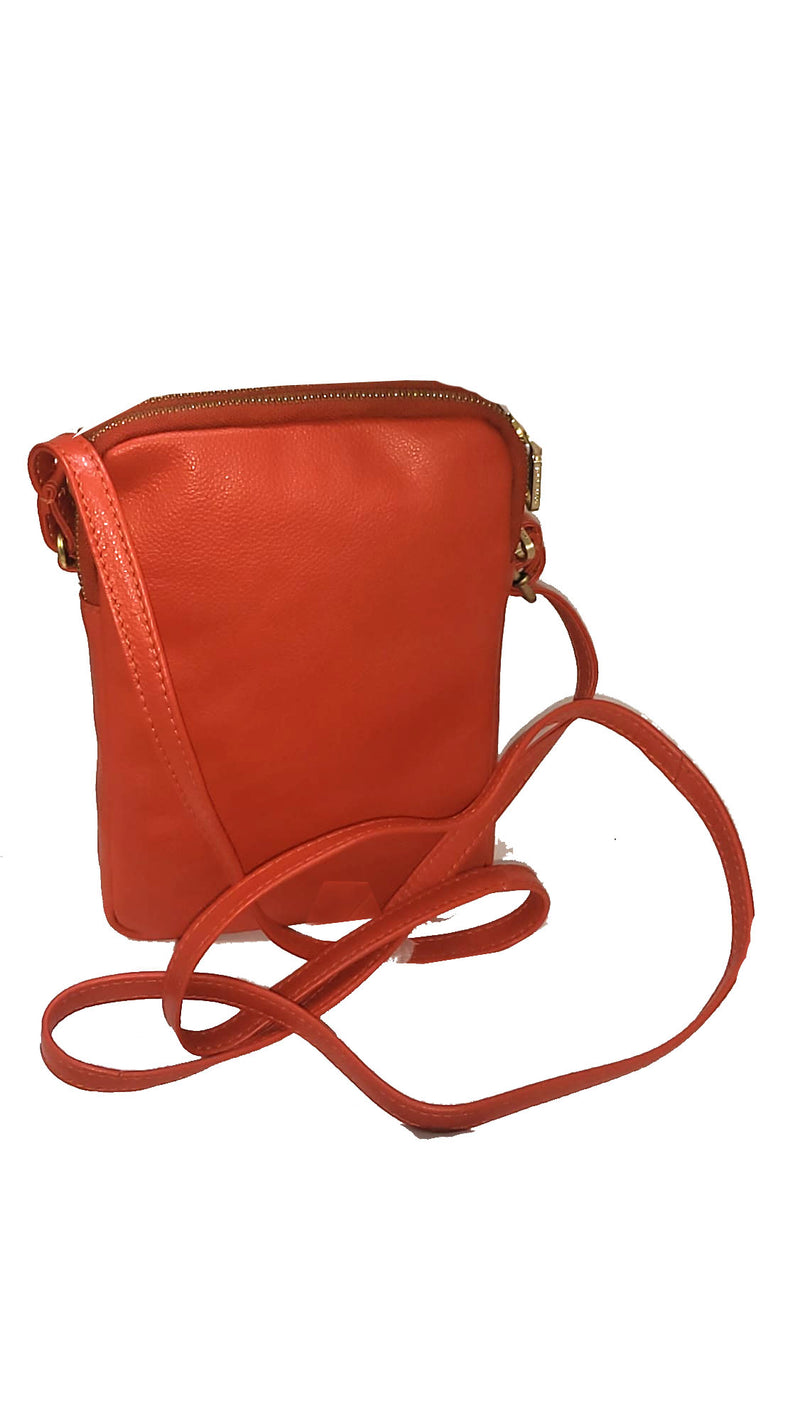 DONNA - LEATHER CROSS BODY 3 COMPARTMENTS