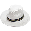 VERA TUCCI PANAMA HATS IN WHITE, BEIGE AND BLACK SIZES 56-60 UNISEX