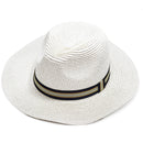 VERA TUCCI PANAMA HATS IN WHITE, BEIGE AND BLACK SIZES 56-60 UNISEX