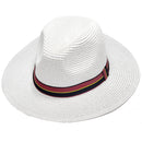 VERA TUCCI PANAMA HATS IN WHITE, BEIGE AND BLACK SIZES 56-60 UNISEX