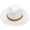 VERA TUCCI PANAMA HATS IN WHITE, BEIGE AND BLACK SIZES 56-60 UNISEX