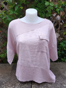 Linen KARINA - 3133 Light Weight Italian Linen Top - Vera Tucci OriginalsGianni Moda