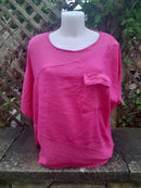 Linen KARINA - 3133 Light Weight Italian Linen Top - Vera Tucci OriginalsGianni Moda