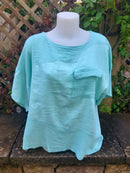 Linen KARINA - 3133 Light Weight Italian Linen Top - Vera Tucci OriginalsGianni Moda