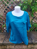 Linen KARINA - 3133 Light Weight Italian Linen Top - Vera Tucci OriginalsGianni Moda