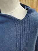 Poncho BRIANA - Softer than cashmere 'Feel' Wool Blend Poncho Handmade in Nepal - Vera Tucci OriginalsAccessories