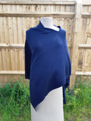 Poncho BRIANA - Softer than cashmere 'Feel' Wool Blend Poncho Handmade in Nepal - Vera Tucci OriginalsAccessories