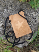 Suede Bag Suede Star Pouch - Vera Tucci OriginalsAccessories TAN