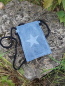Suede Bag Suede Star Pouch - Vera Tucci OriginalsAccessories DENIM