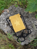 Suede Bag Suede Star Pouch - Vera Tucci OriginalsAccessories MUSTARD