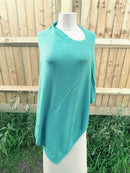 Poncho BRIANA - Softer than cashmere 'Feel' Wool Blend Poncho Handmade in Nepal - Vera Tucci OriginalsAccessories JADE