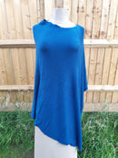 Poncho BRIANA - Softer than cashmere 'Feel' Wool Blend Poncho Handmade in Nepal - Vera Tucci OriginalsAccessories TEAL