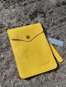 Leather Bag Rita V2 Small Leather Pouch Cross Body Bag - Vera Tucci OriginalsBags YELLOW