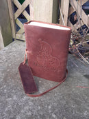 Journal Large Leather Bound Journal Cycling Design - Vera Tucci OriginalsVera Tucci Originals
