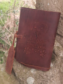 Journal Small Leather Bound Journal Dog Design - Vera Tucci OriginalsVera Tucci Originals