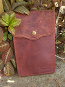RITA HUNTER Small Hunter Leather Pouch Cross Body Bag/Phone Pouch