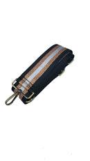 STRIPED PATTERN LUXURY FABRIC BAG STRAPS - RMD-220310 5 COLOURS