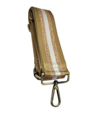 STRIPED PATTERN LUXURY FABRIC BAG STRAPS - RMD-220310 5 COLOURS