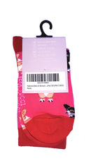 Luxury Women's Bamboo Sock W14 PINK CORGIS