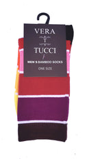 Luxury Men's Bamboo Sock M6 WIDE STRIPES