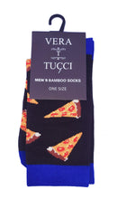 Luxury Men's Bamboo Sock M22 PIZZA PARTY