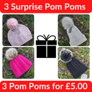 Hat 3 Surprise Pom Poms (Hats Sold Separately) - Vera Tucci OriginalsAccessories