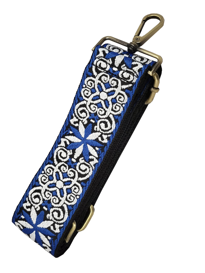 FLORAL PATTERN LUXURY FABRIC BAG STRAPS - RMD-220306 7 COLOURS
