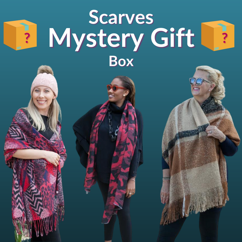 Mystery Box Mystery Gift 12 Scarves Box - Vera Tucci OriginalsScarves