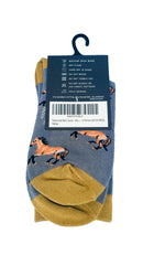 Luxury Men's Bamboo Sock  M8 HORSES