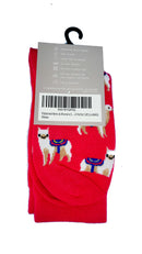 Luxury Women's Bamboo Sock W20 LLAMAS
