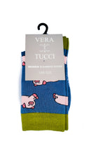 Luxury Women's Bamboo Sock W25 PIGS