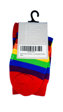 Luxury Women's Bamboo Sock W6 RAINBOW STRIPES