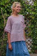 Linen KARINA - 3133 Light Weight Italian Linen Top - Vera Tucci OriginalsGianni Moda