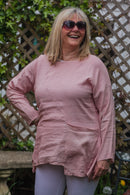 Linen TUSCANIA - 3112 LIGHT WEIGHT ITALIAN TUNIC 100% LINEN - Vera Tucci OriginalsGianni Moda