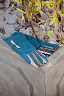 Gloves Margot Faux Suede Touch Screen Glove - G05 - Vera Tucci OriginalsAccessories PEACOCK / SMALL