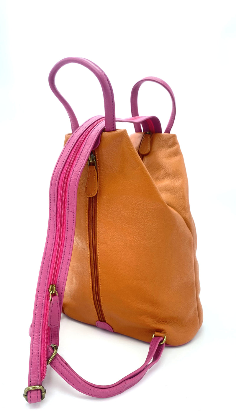 Leather Bag Anne Backpack - Vera Tucci OriginalsBags