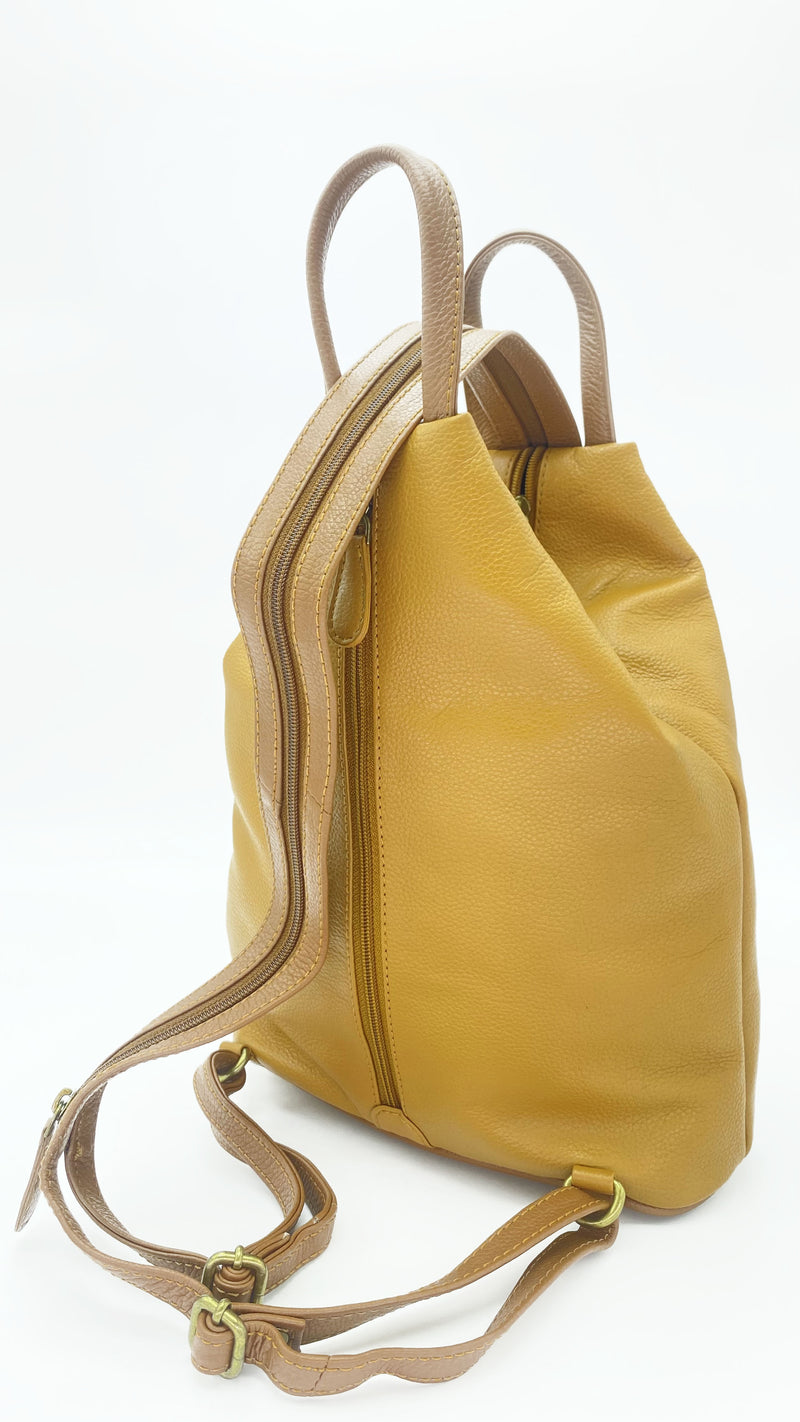 Leather Bag Anne Backpack - Vera Tucci OriginalsBags