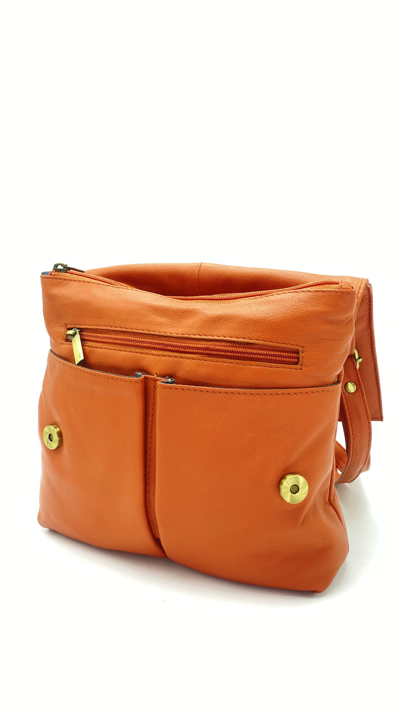 Leather Bag Amanda Milled Leather Bag - Vera Tucci OriginalsBags