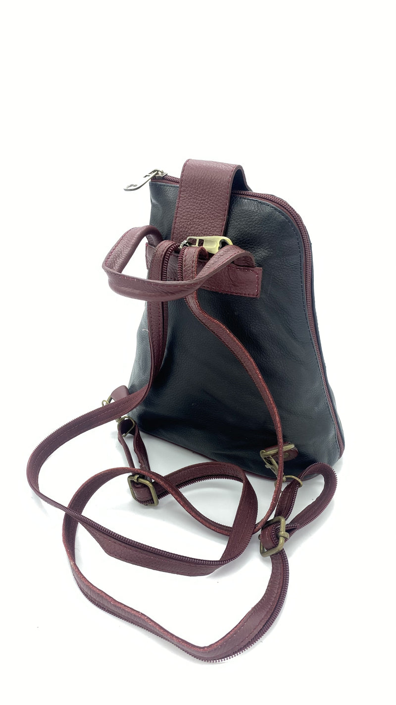 Leather Bag Kitty - Miniature Backpack - Vera Tucci OriginalsBags