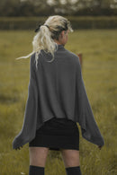 Poncho ANABELLE - Womens Cashmere Mix Poncho One Size - Vera Tucci OriginalsAccessories