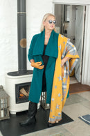 Scarves ABIGAIL STAR CHECK SCARF RMD2007002 - Vera Tucci OriginalsAccessories MUSTARD